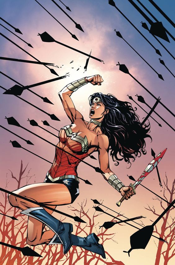 Capa do fascículo #52 de Wonder Woman por Miguel Mendonça